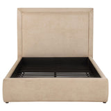 Lawson Light Saddle 55-inch Upholstered Full Platform Bed from Coaster - Luna Furniture