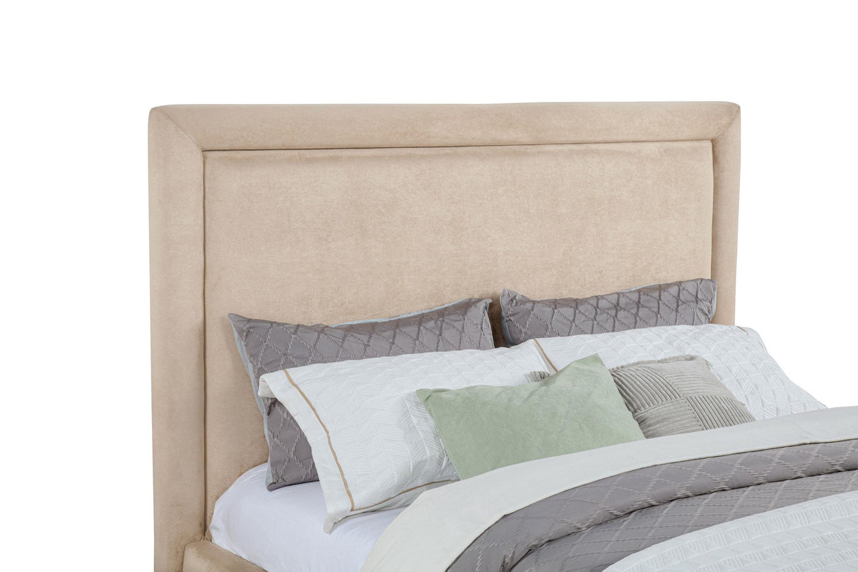 Lawson Saddle 55-inch Upholstered Eastern King Platform Bed from Coaster - Luna Furniture