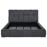 Nollet Gray 48-inch Upholstered Eastern King Platform Bed from Coaster - Luna Furniture