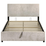 Reeves Beige Upholstered Lift-Top Storage Platform Full Bed from Coaster - Luna Furniture