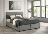 Reeves Gray Upholstered Lift-Top Storage Full Platform Bed from Coaster - Luna Furniture