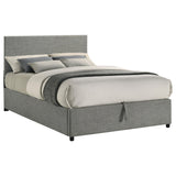 Reeves Gray Upholstered Lift-Top Storage Full Platform Bed from Coaster - Luna Furniture