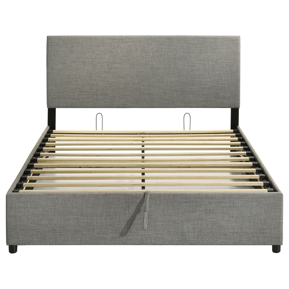 Reeves Gray Upholstered Lift-Top Storage Queen Platform Bed from Coaster - Luna Furniture