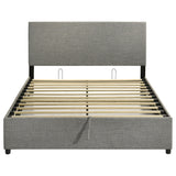 Reeves Gray Upholstered Lift-Top Storage Queen Platform Bed from Coaster - Luna Furniture