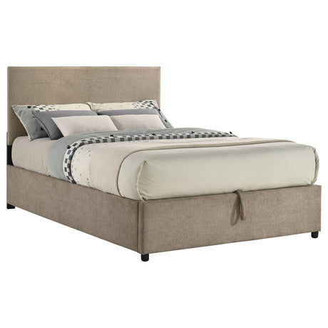 Reeves Tan Full Lift-Up Storage Platform Bed from Coaster - Luna Furniture