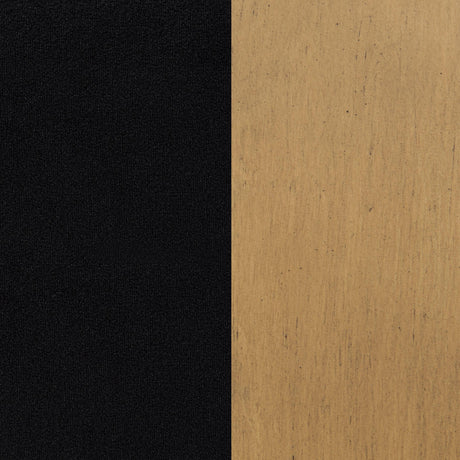 Blaire Black Upholstered California King Wingback Platform Bed from Coaster - Luna Furniture