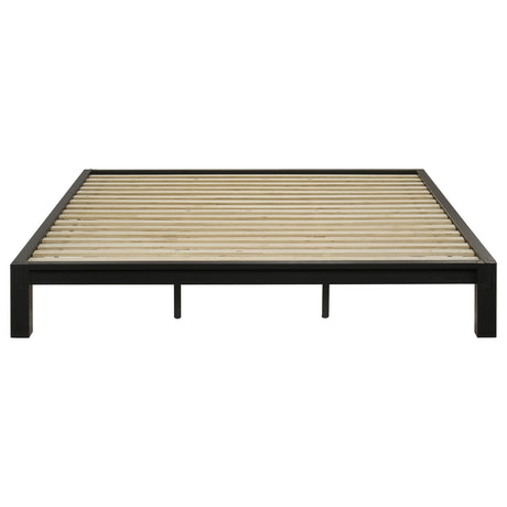 Gislen Black Easy Assembly Wood Eastern King Platform Bed from Coaster - Luna Furniture