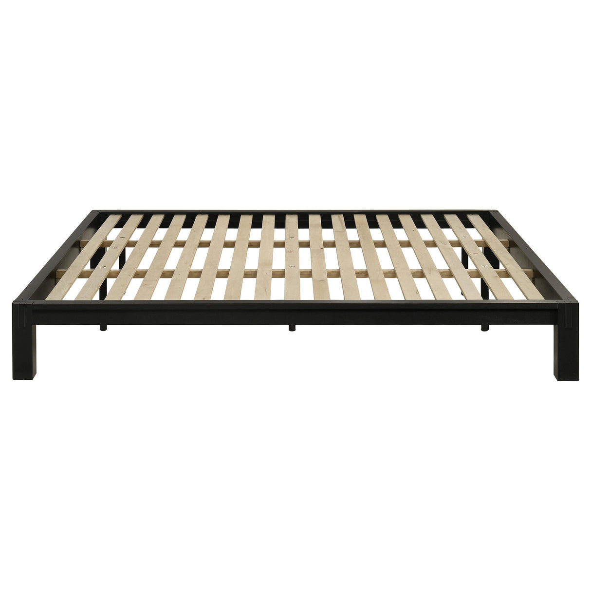 Gislen Black Easy Assembly Wood Eastern King Platform Bed from Coaster - Luna Furniture
