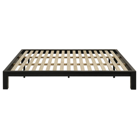 Gislen Black Easy Assembly Wood Eastern King Platform Bed from Coaster - Luna Furniture