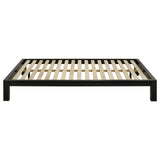 Gislen Black Easy Assembly Wood Queen Platform Bed from Coaster - Luna Furniture