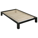 Gislen Black Easy Assembly Wood Twin Platform Bed from Coaster - Luna Furniture