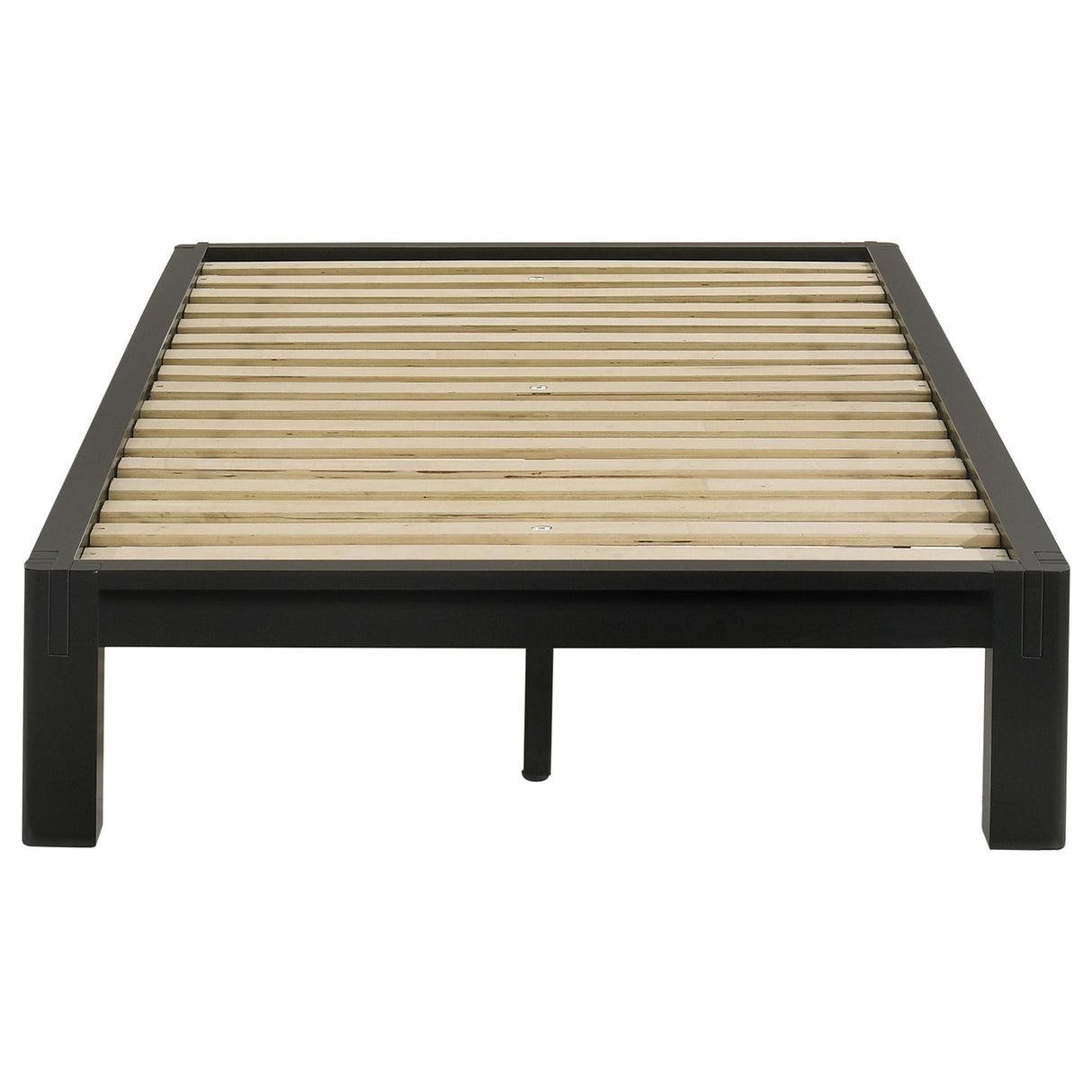 Gislen Black Easy Assembly Wood Twin Platform Bed from Coaster - Luna Furniture