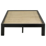 Gislen Black Easy Assembly Wood Twin Platform Bed from Coaster - Luna Furniture