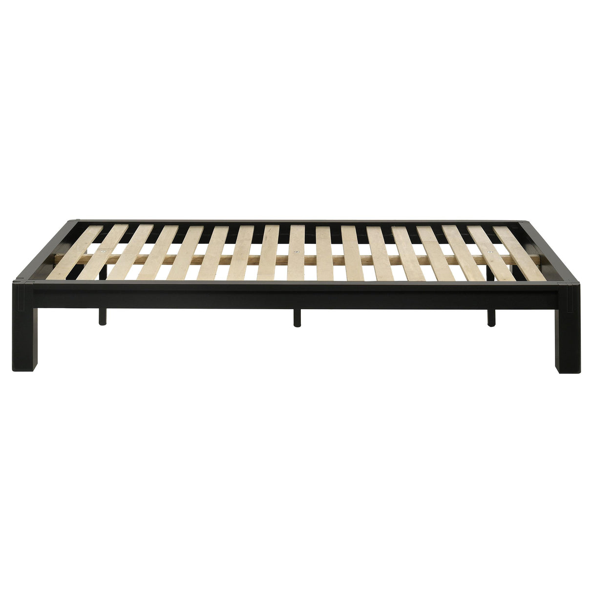 Gislen Black Easy Assembly Wood Twin Platform Bed from Coaster - Luna Furniture