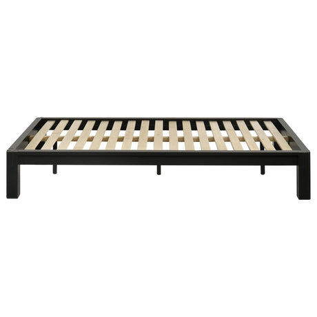 Gislen Black Easy Assembly Wood Twin Platform Bed from Coaster - Luna Furniture