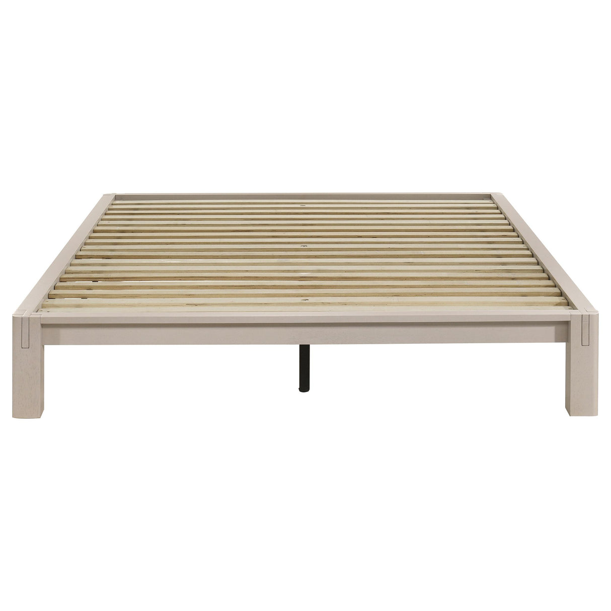 Gislen White Easy Assembly Wood Queen Platform Bed from Coaster - Luna Furniture