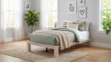 Gislen White Easy Assembly Wood Twin Platform Bed from Coaster - Luna Furniture