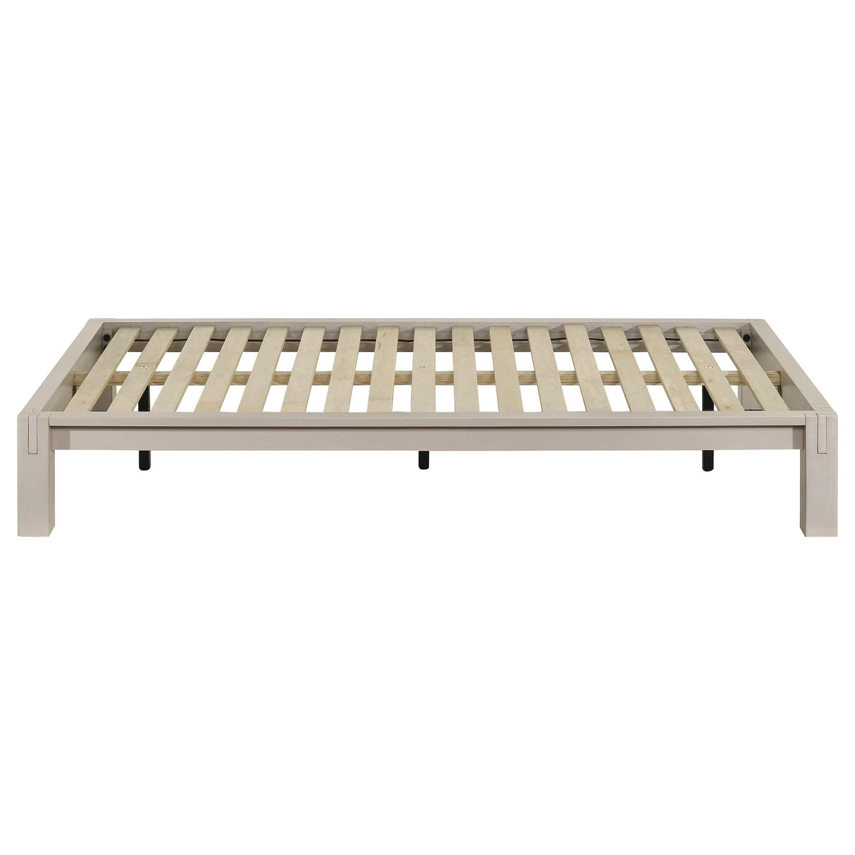 Gislen White Easy Assembly Wood Twin Platform Bed from Coaster - Luna Furniture
