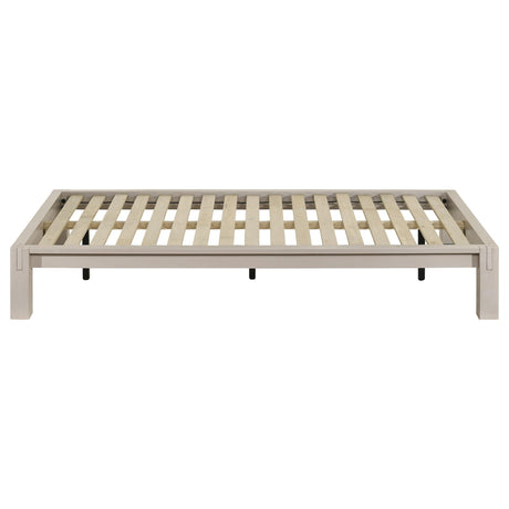 Gislen White Easy Assembly Wood Twin Platform Bed from Coaster - Luna Furniture