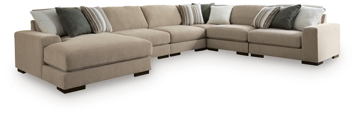 Linenhause Dune 6-Piece Sectional with Chaise from Ashley - Luna Furniture