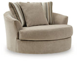 Linenhause Dune Oversized Swivel Accent Chair from Ashley - Luna Furniture