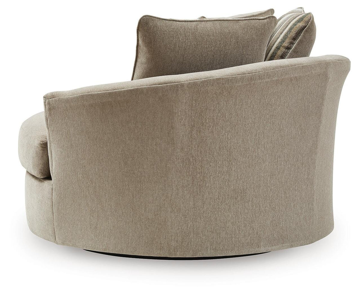 Linenhause Dune Oversized Swivel Accent Chair from Ashley - Luna Furniture