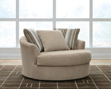 Linenhause Dune Oversized Swivel Accent Chair from Ashley - Luna Furniture