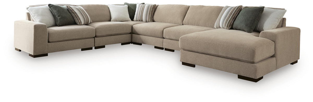 Linenhause Dune 6-Piece Sectional with Chaise from Ashley - Luna Furniture