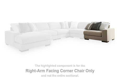 Linenhause Dune Right-Arm Facing Corner Chair from Ashley - Luna Furniture