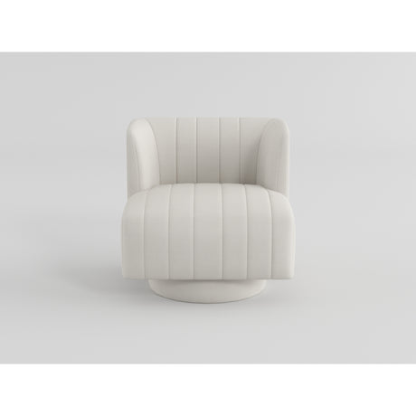 Joyce Beige Swivel Chair from Homelegance - Luna Furniture
