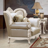 HD-32 Plantation Cove White Chair from Homey Design - Luna Furniture