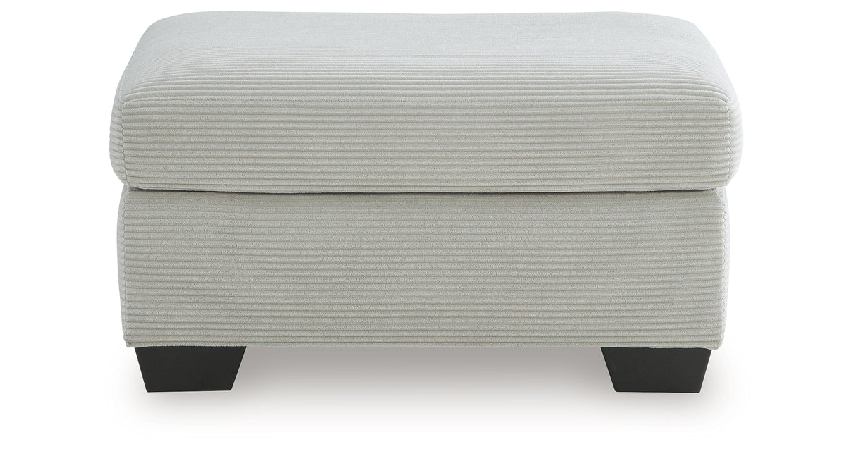 Greenbriar Smoke Ottoman from Ashley - Luna Furniture
