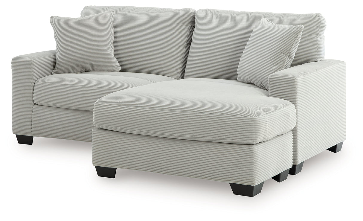 Greenbriar Smoke Sofa Chaise and Loveseat from Ashley - Luna Furniture