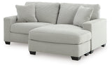 Greenbriar Smoke Sofa Chaise and Loveseat from Ashley - Luna Furniture