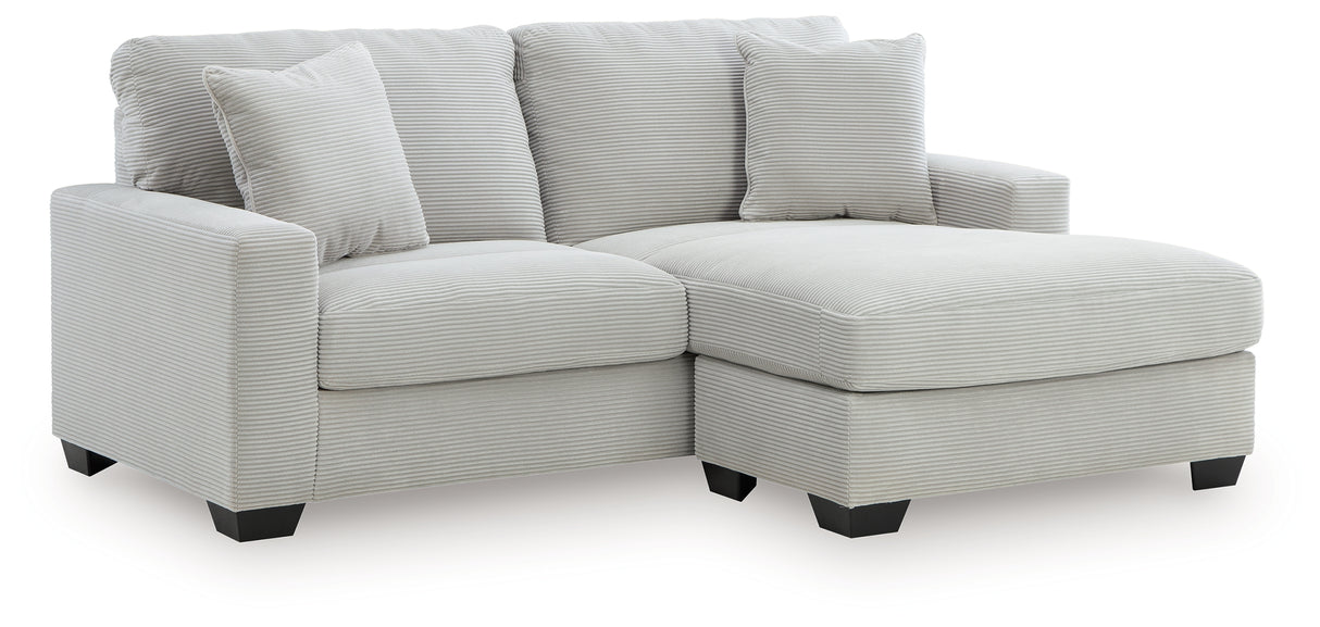 Greenbriar Smoke Sofa Chaise and Loveseat from Ashley - Luna Furniture