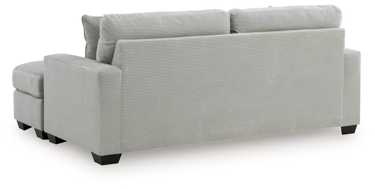 Greenbriar Smoke Sofa Chaise and Loveseat from Ashley - Luna Furniture