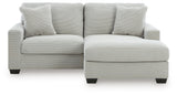 Greenbriar Smoke Sofa Chaise and Loveseat from Ashley - Luna Furniture