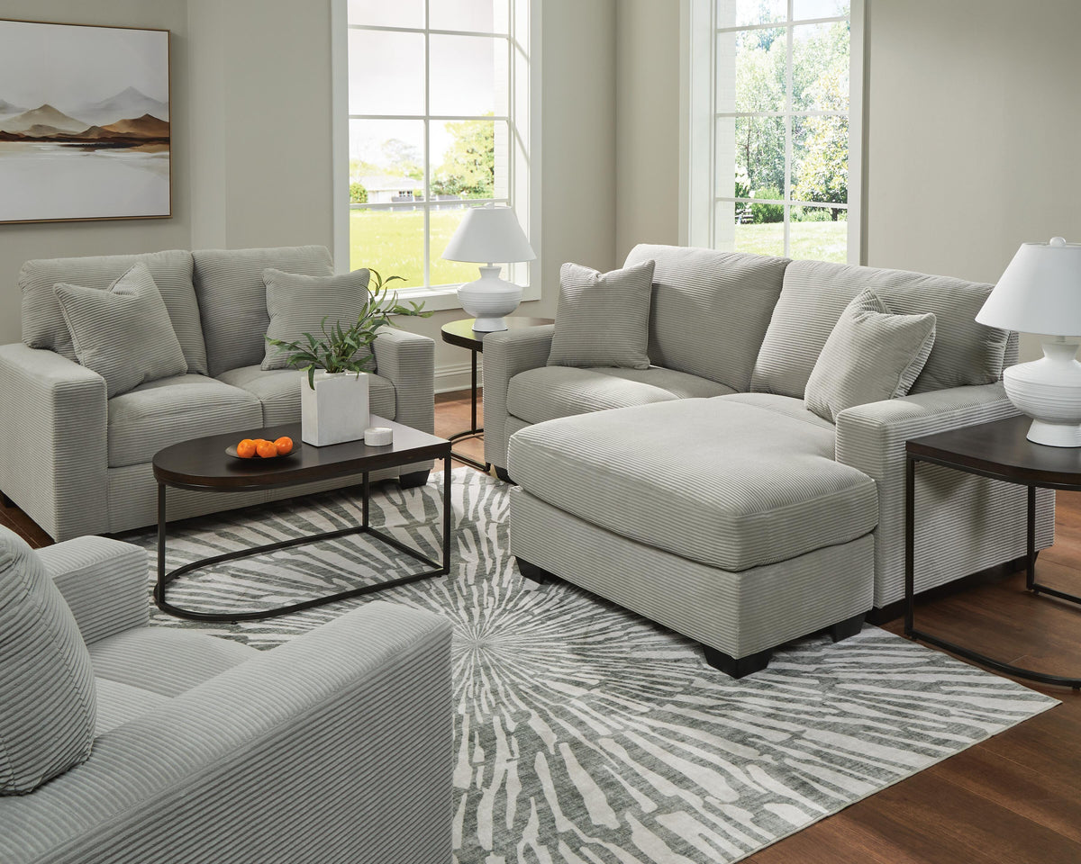 Greenbriar Smoke Sofa Chaise