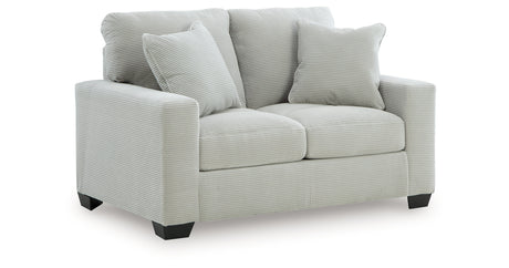 Greenbriar Smoke Loveseat from Ashley - Luna Furniture
