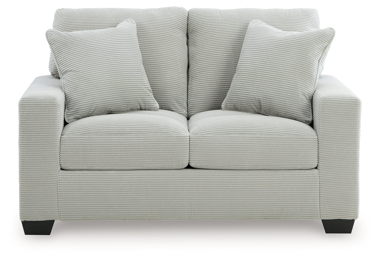 Greenbriar Smoke Sofa Chaise and Loveseat from Ashley - Luna Furniture