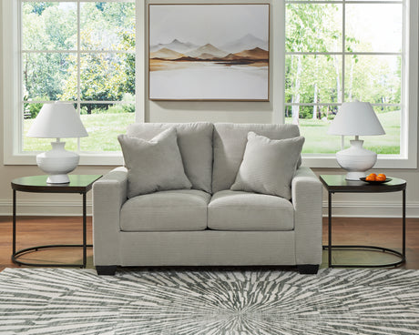 Greenbriar Smoke Sofa Chaise and Loveseat from Ashley - Luna Furniture