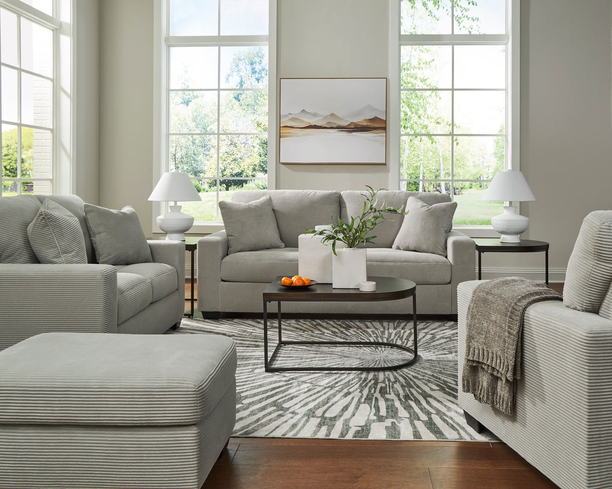 Greenbriar Smoke Sofa and Loveseat from Ashley - Luna Furniture