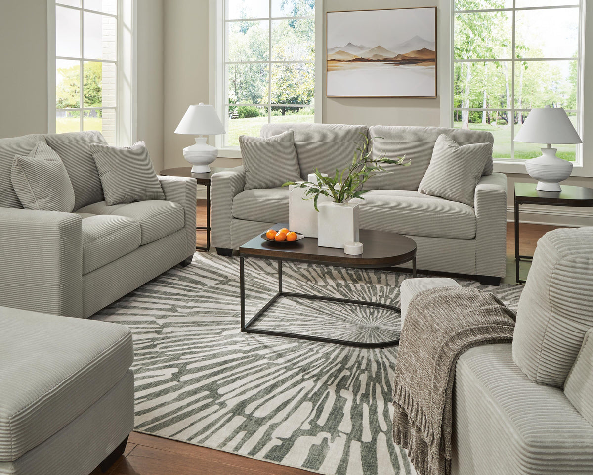 Greenbriar Smoke Loveseat from Ashley - Luna Furniture