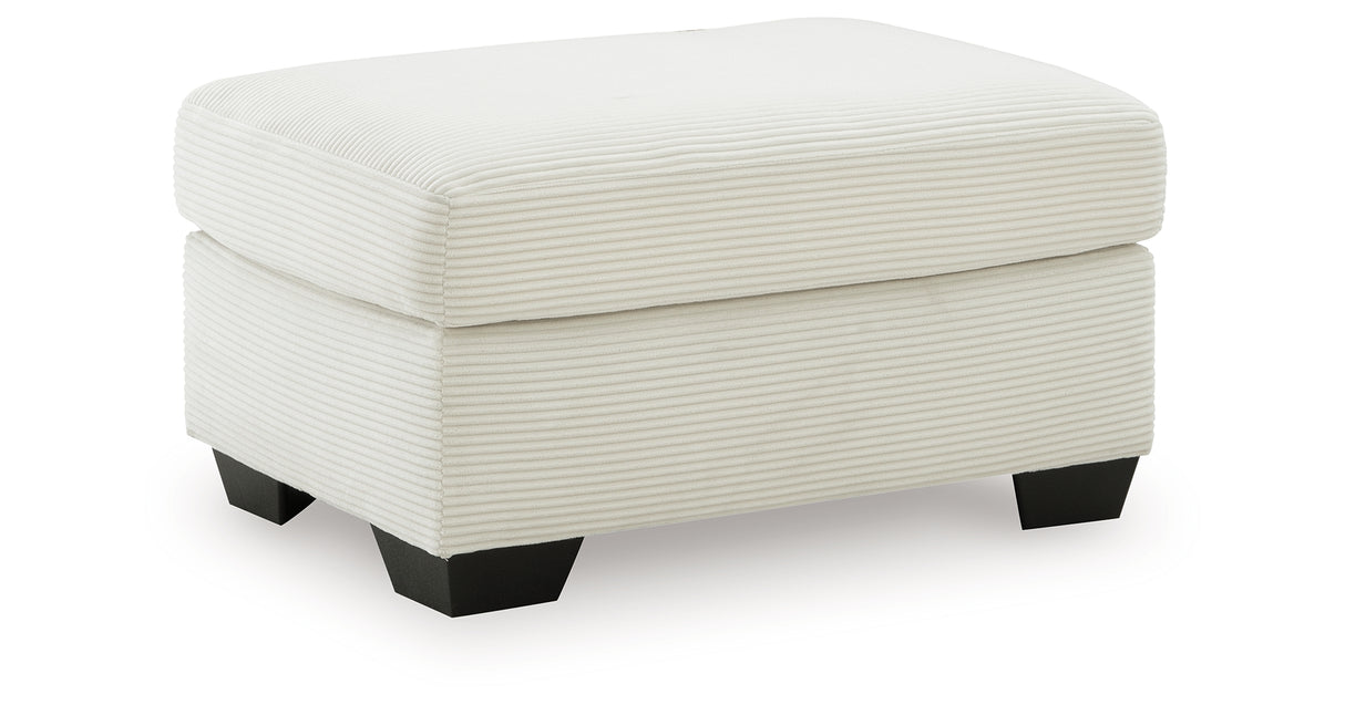 Greenbriar Ivory Ottoman from Ashley Furniture - Luna Furniture