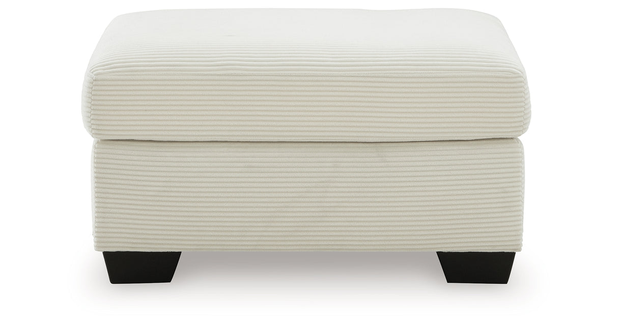 Greenbriar Ivory Ottoman from Ashley Furniture - Luna Furniture