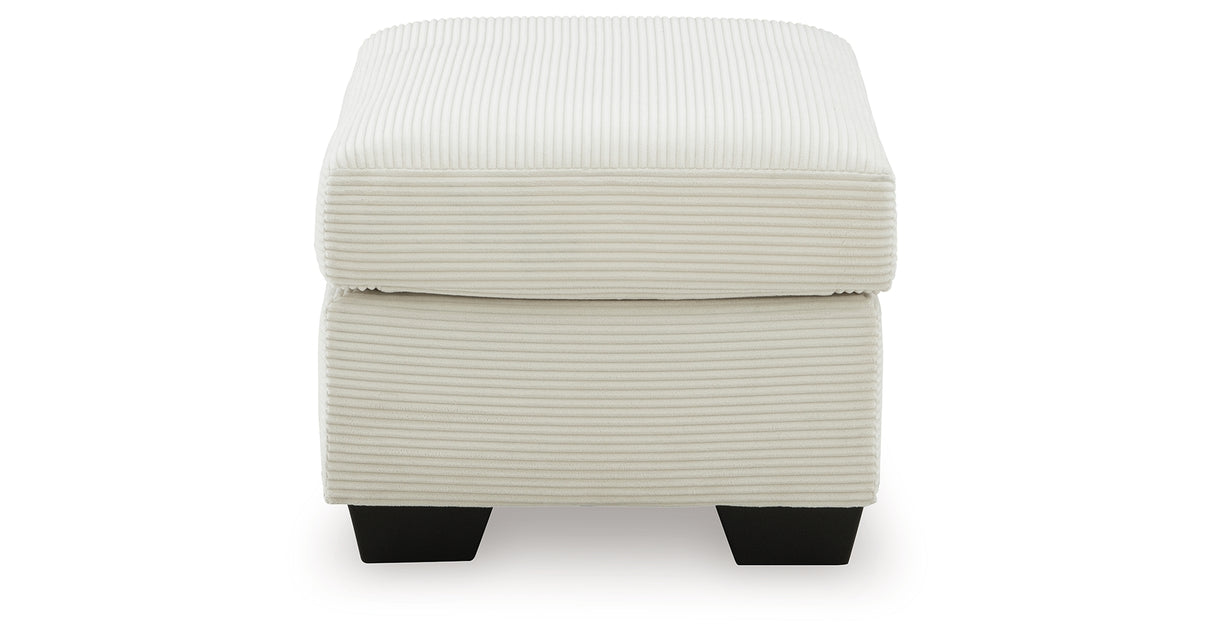 Greenbriar Ivory Ottoman from Ashley Furniture - Luna Furniture