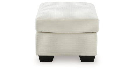 Greenbriar Ivory Ottoman from Ashley Furniture - Luna Furniture
