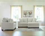 Greenbriar Smoke Loveseat and Sofa Chaise from Ashley - Luna Furniture