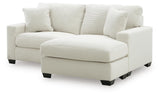 Greenbriar Smoke Loveseat and Sofa Chaise from Ashley - Luna Furniture
