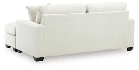 Greenbriar Smoke Loveseat and Sofa Chaise from Ashley - Luna Furniture